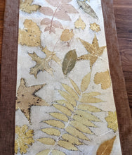 Fallen Leaves Botanically printed Table Runner